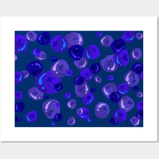 Blueberries Posters and Art